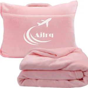 Travel Blanket Airplane Pillow